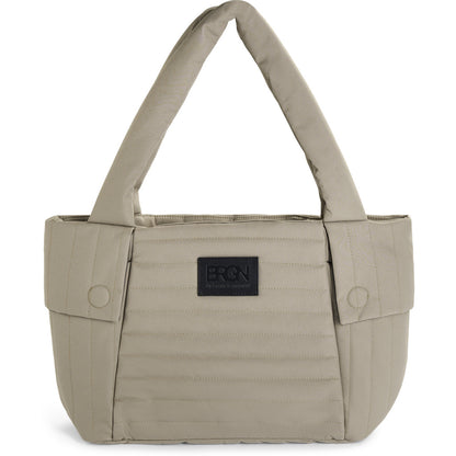 Puffed city bag-taupe