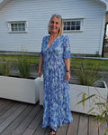 Bohemian relaxed dress-sky blue