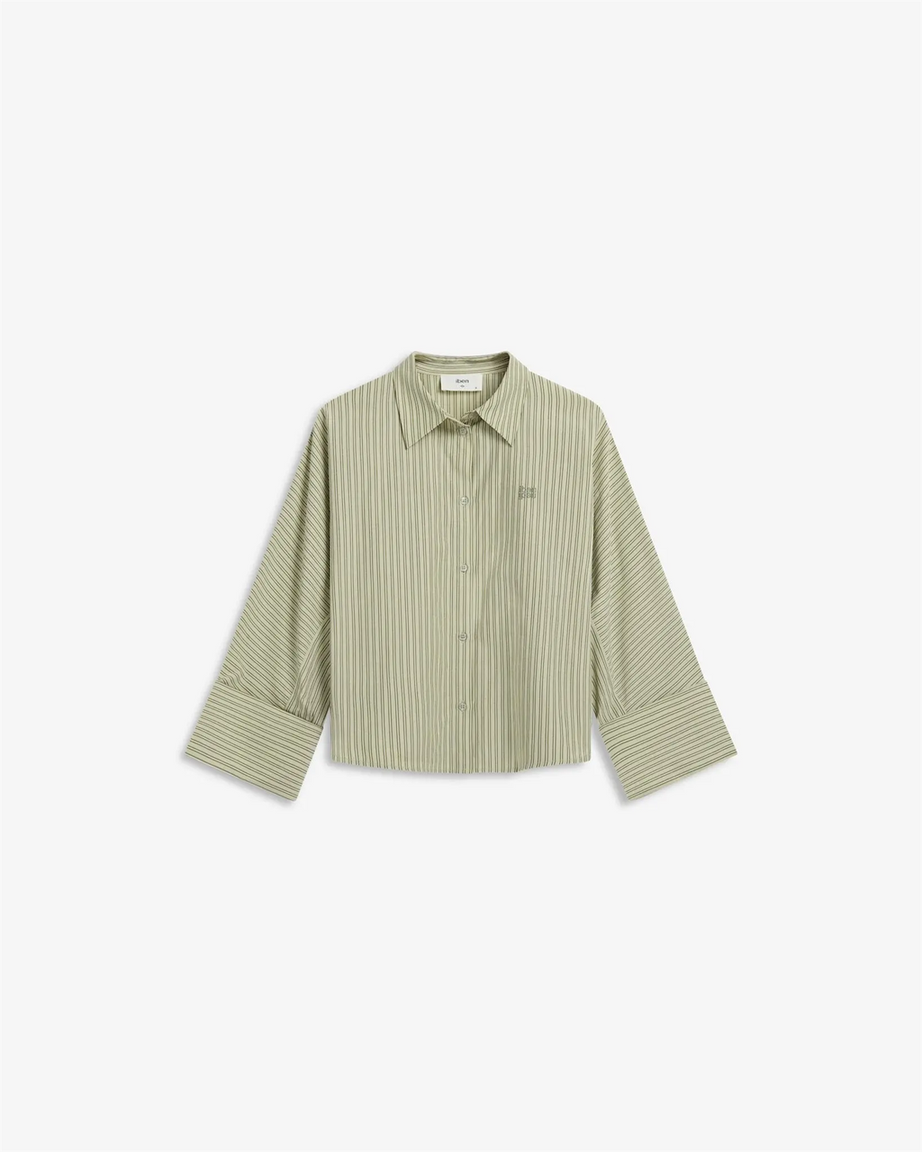 Atari shirt-sage stripe