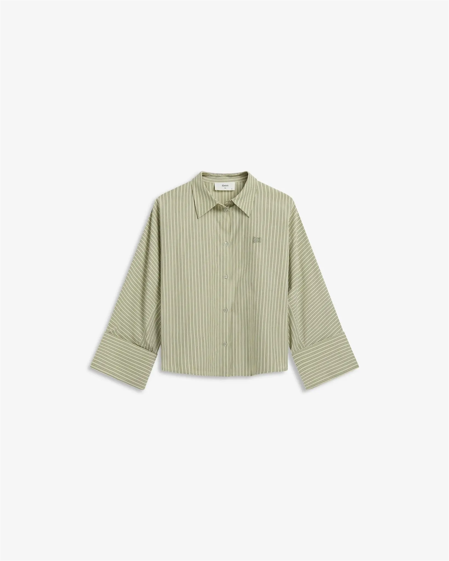 Atari shirt-sage stripe