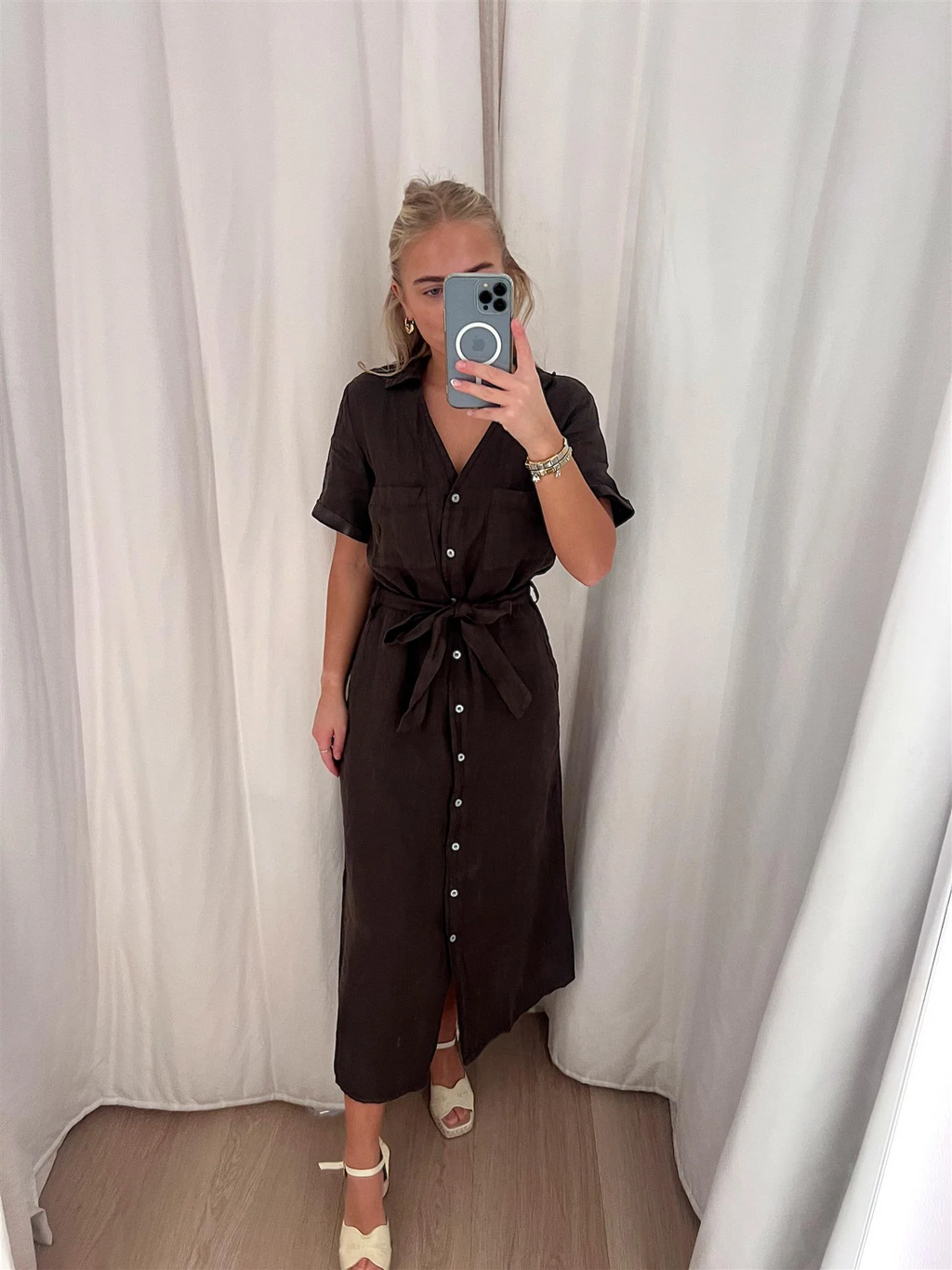 Blixen dress-kakao