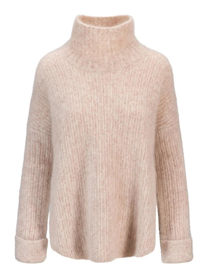 Emilie chunky sweater -beige melange