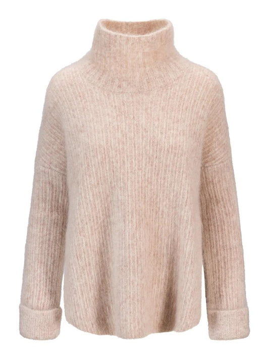 Emilie chunky sweater -beige melange