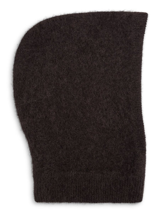 Kajsa Chunky Balaclava-dark brown