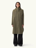 Vangen coat -grape leaf
