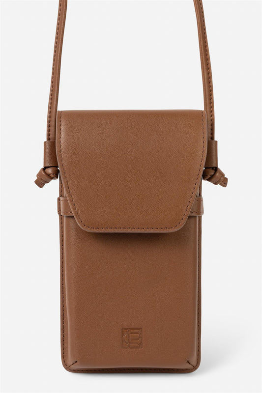 Mobile pouch-brown