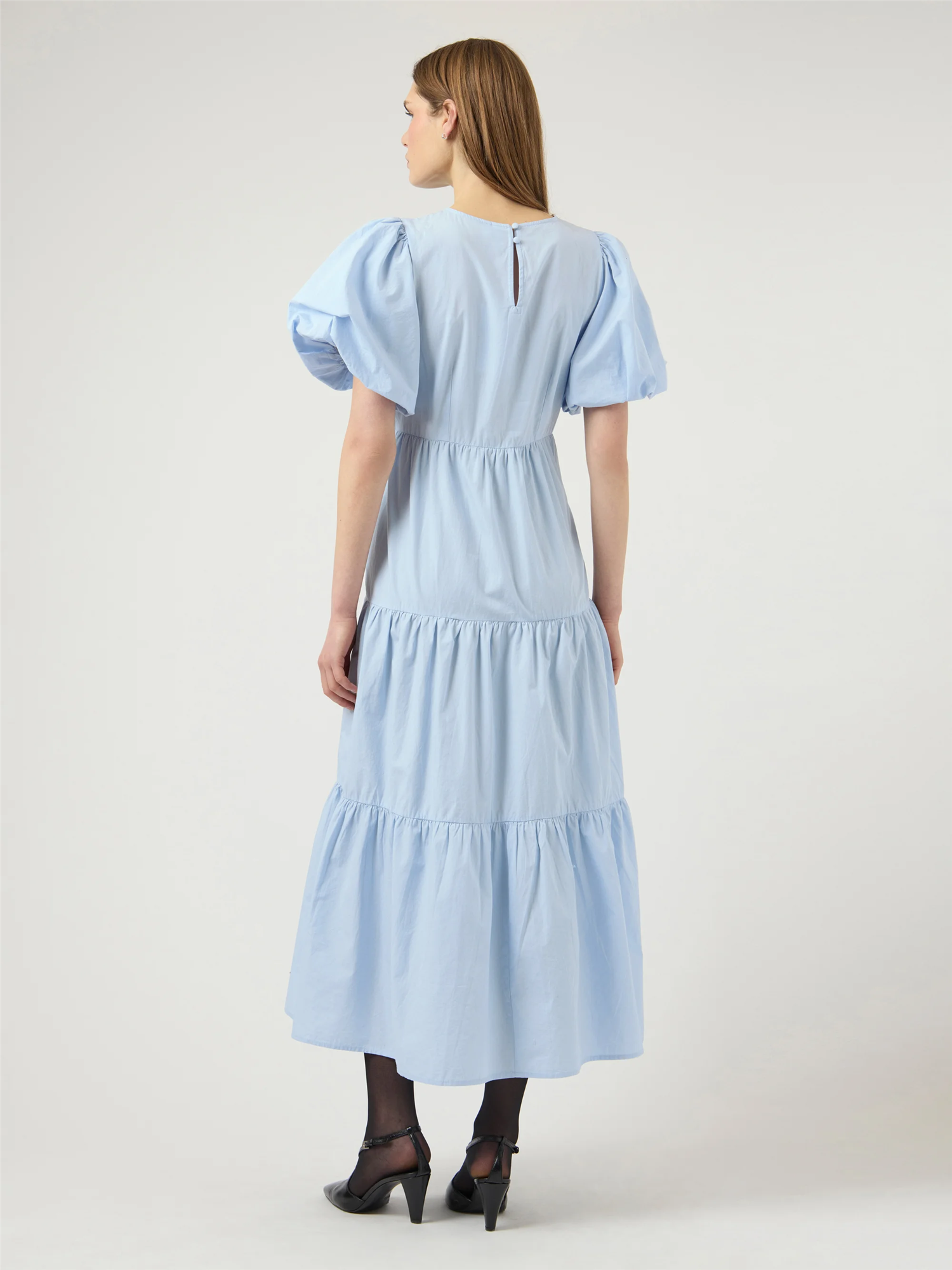 YasColea Ss Ankle Dress-skyway