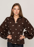 Anaya shirt cocao heritage