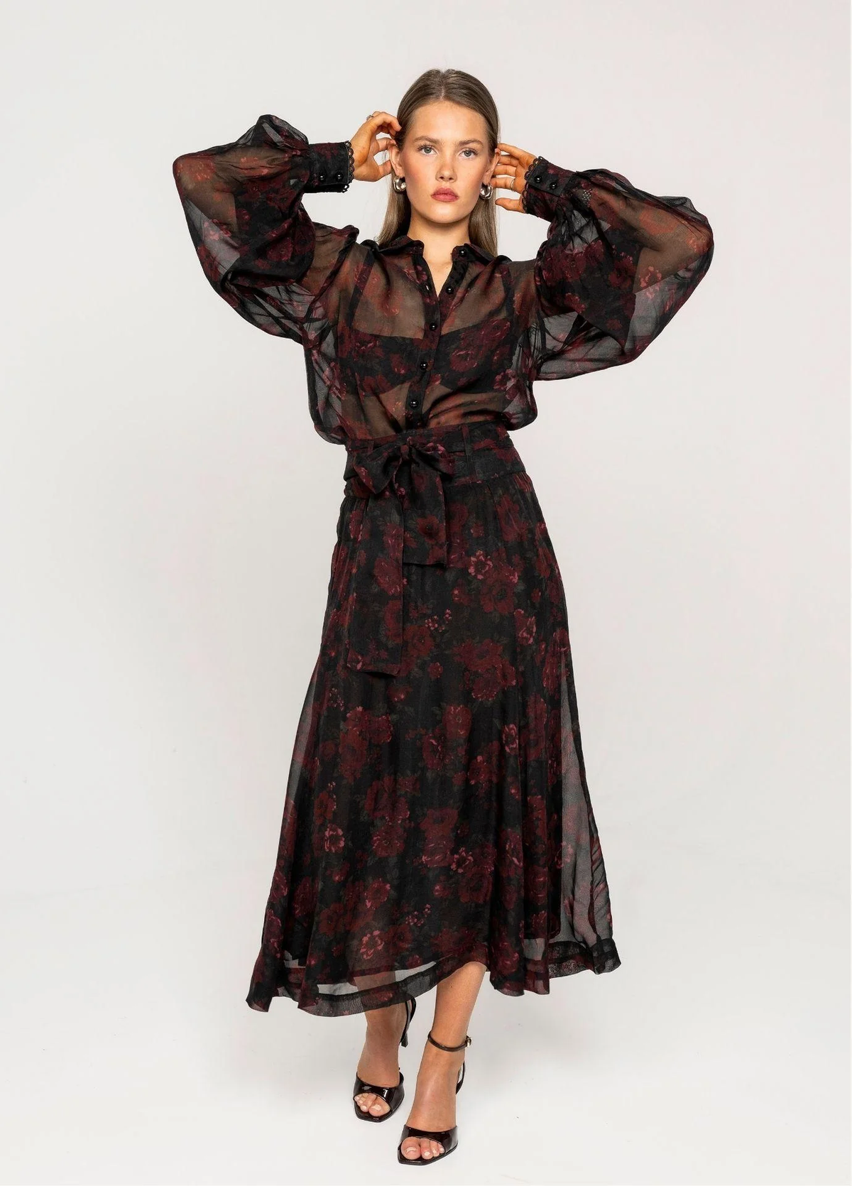 Vanja Skirt-Black romance