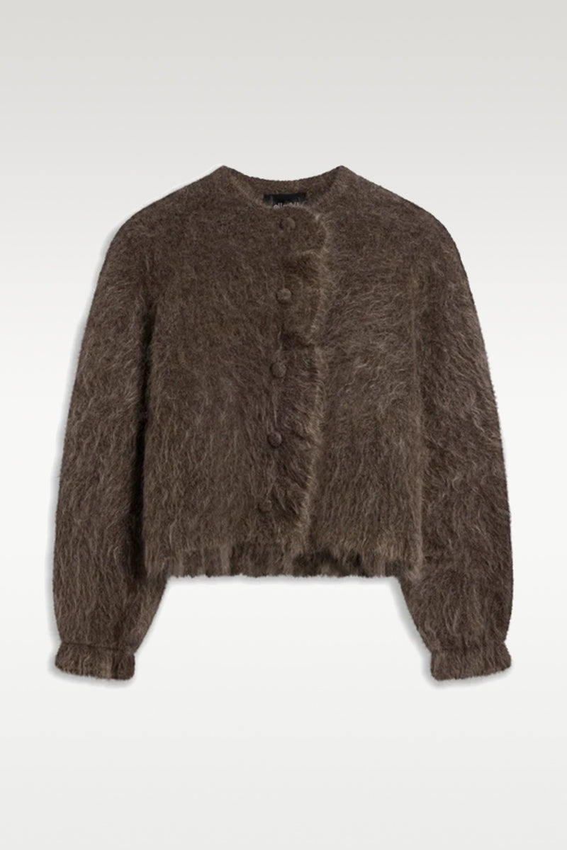 Ana Chunky cardigan-brown