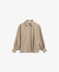Muse Poplin Shirt-stone sand