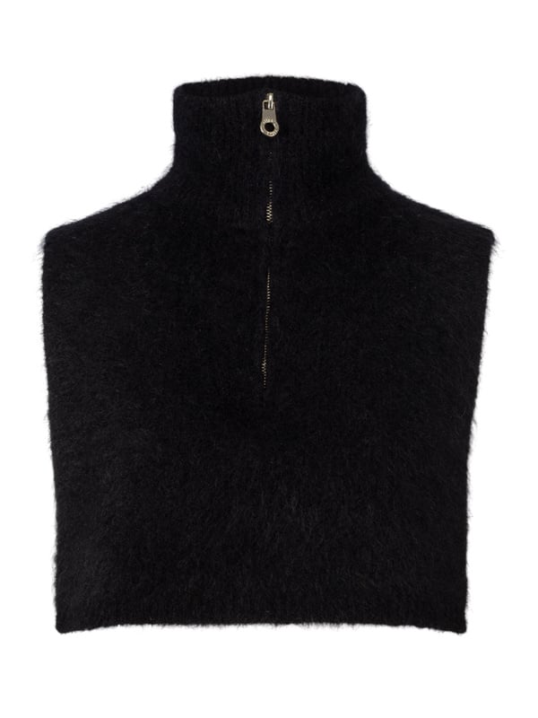 Belinda chunky high neck-black