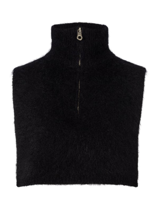 Belinda chunky high neck-black