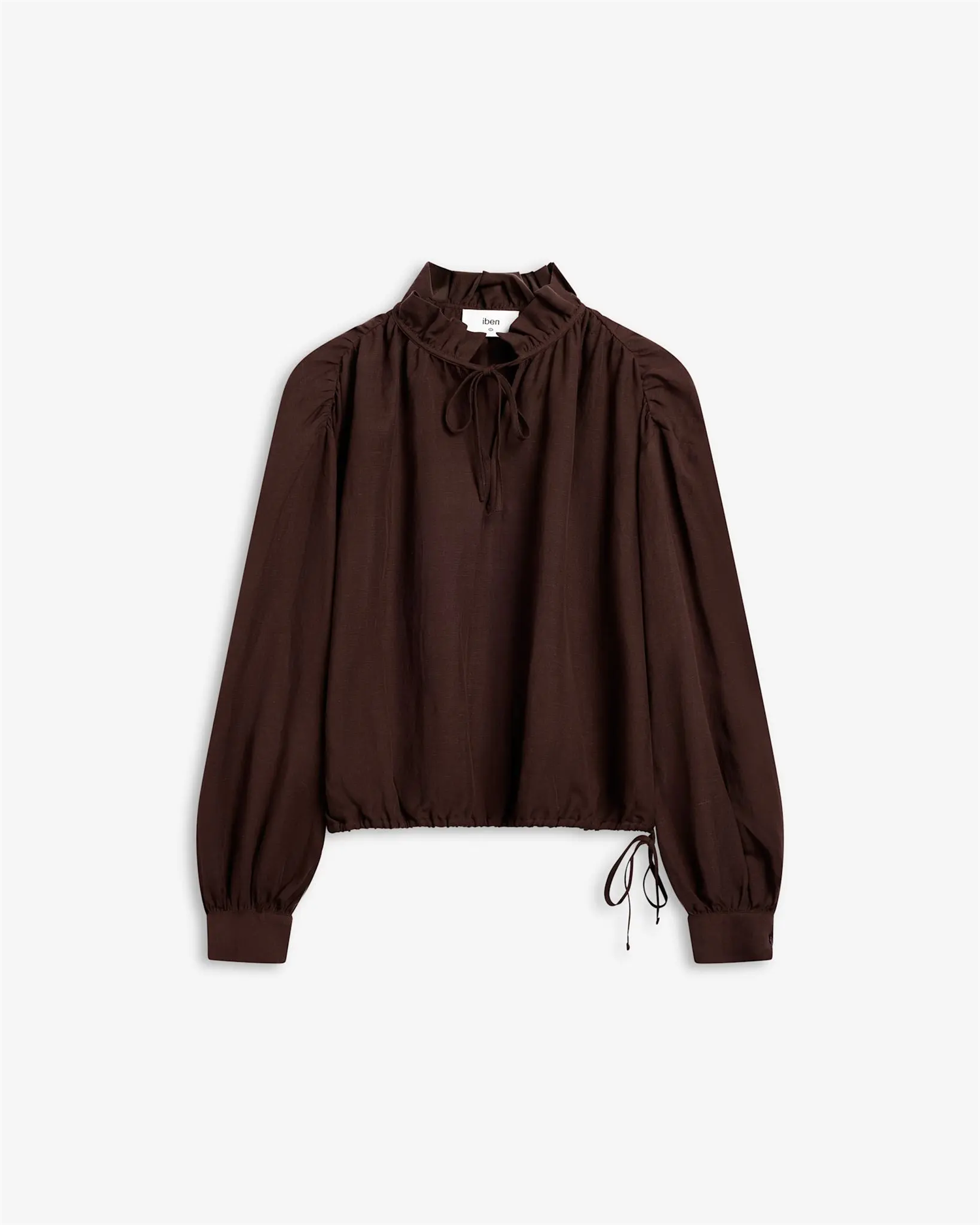 Brooke blouse-cocoa brown