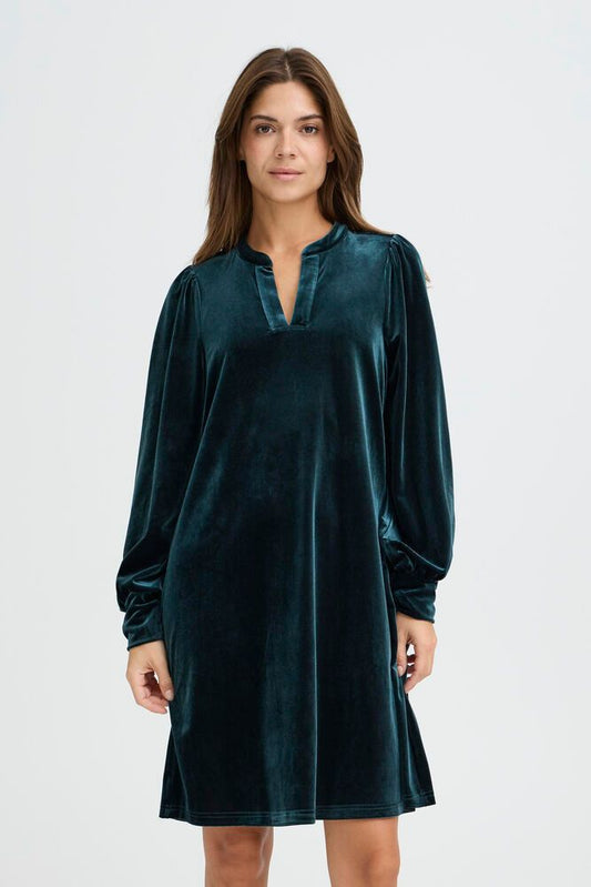 PZBarbara Ls Dress-dark sapphire