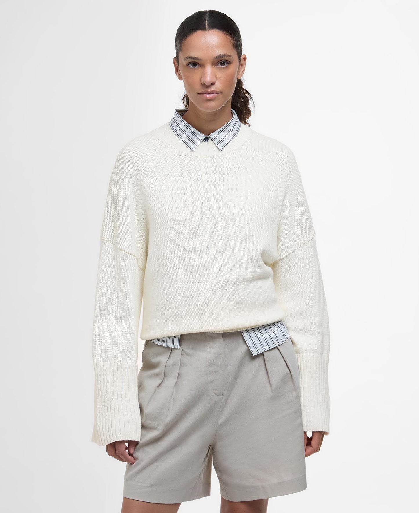 Birdie Knitted Jumper-offwhite