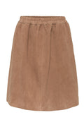 Suede Leather Skirt