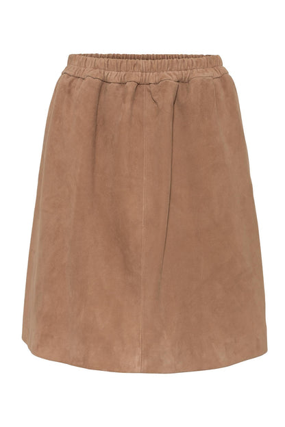 Suede Leather Skirt