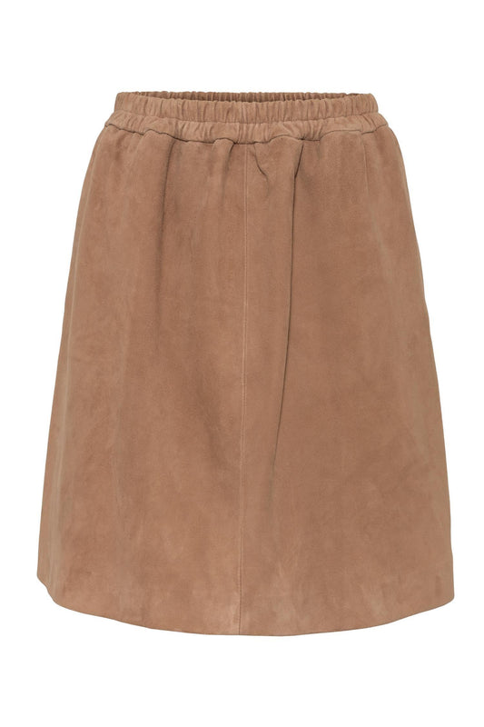 Suede Leather Skirt