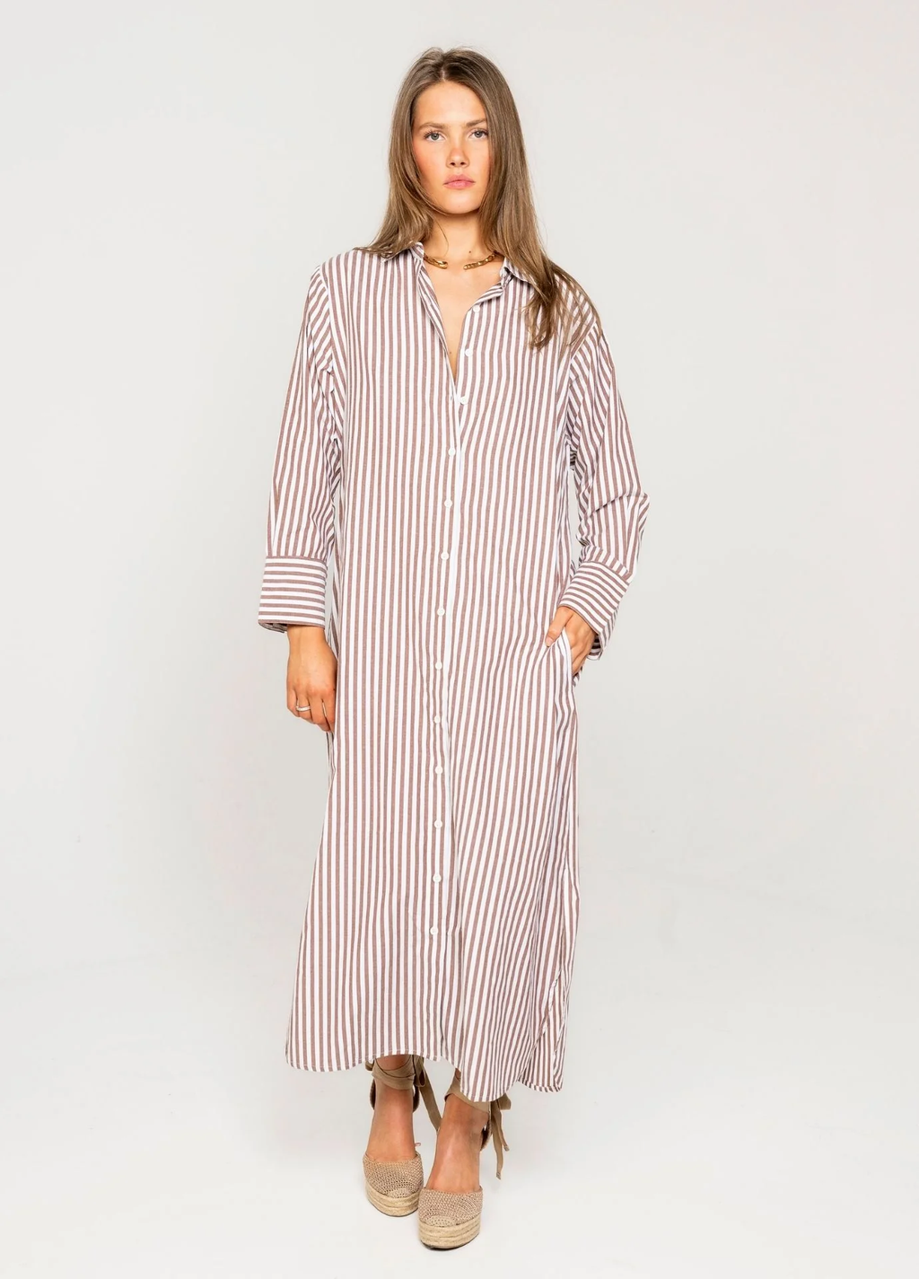 Farah dress-cinnamon