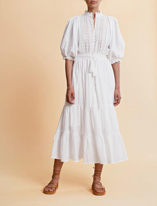 Cotton Slub Midi white-069