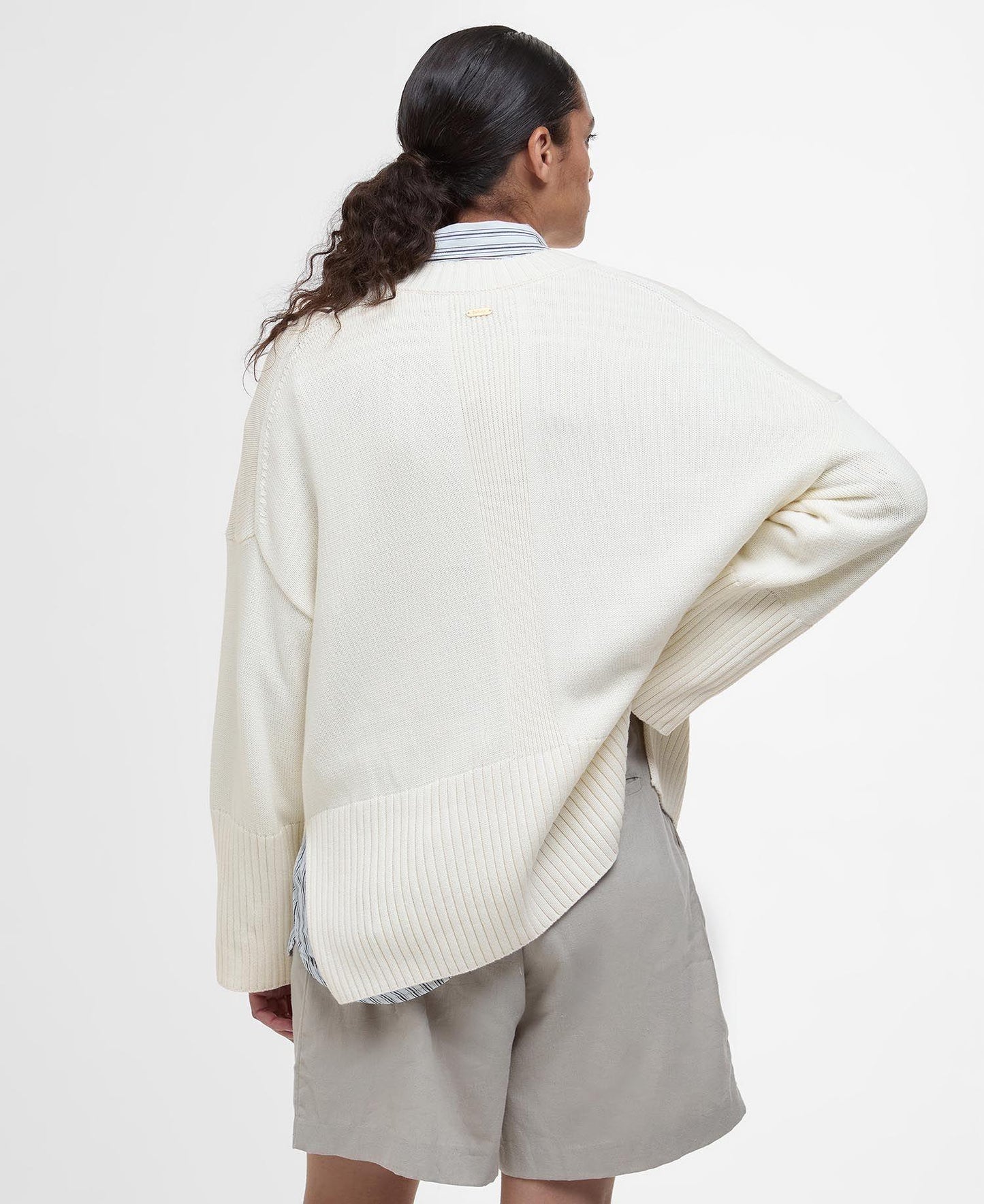 Birdie Knitted Jumper-offwhite