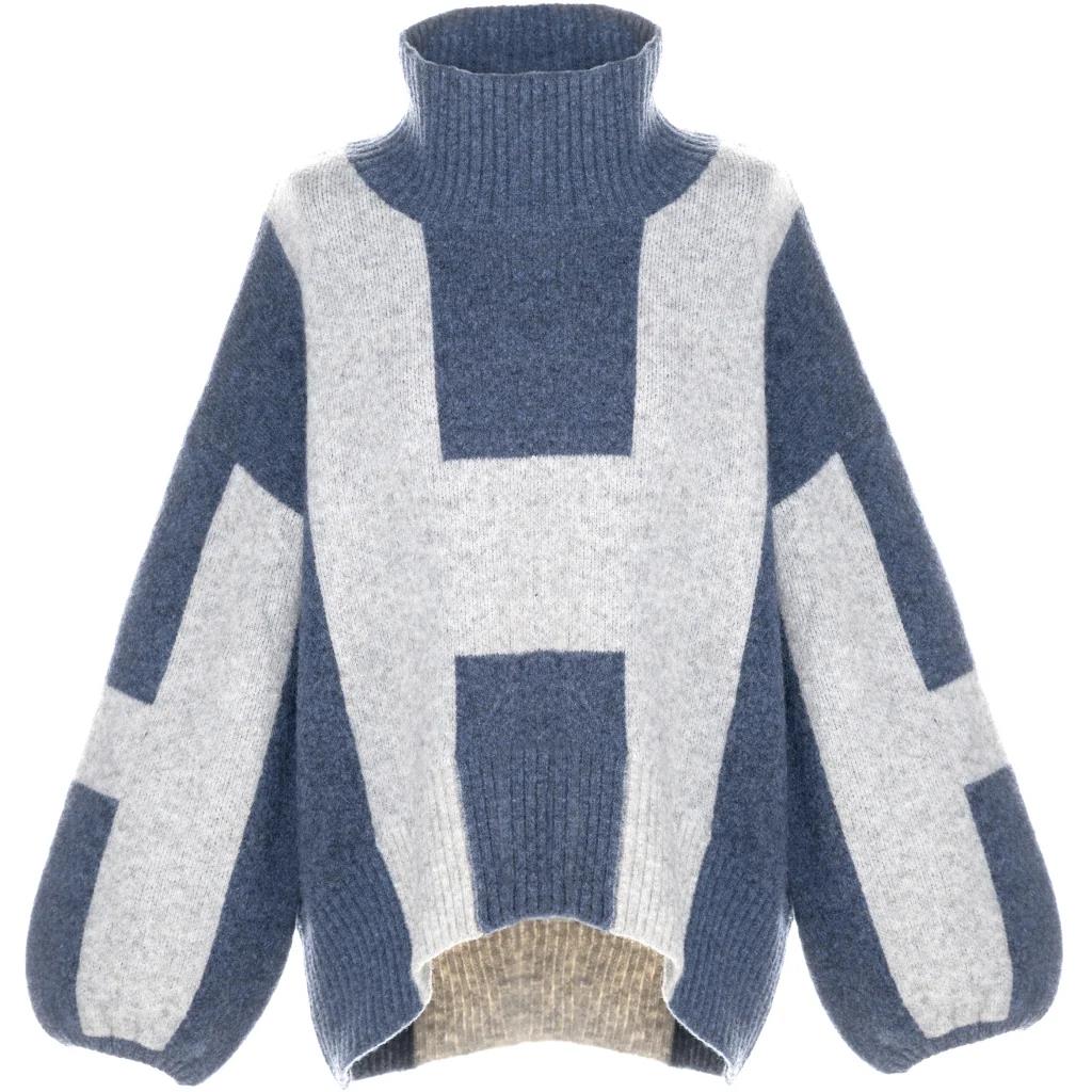 Isa Sweater-blue/grey