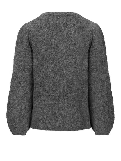 Fredrikke Chunky cardigan-charcoal