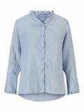 Clarion linen shirt-kentucky blue