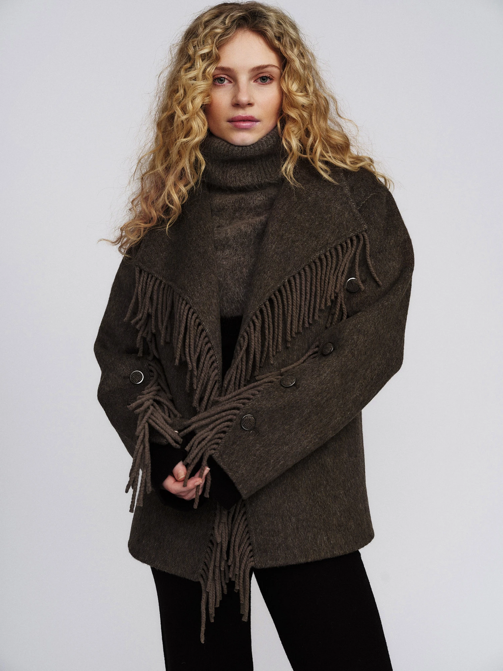 Hedvig Jacket-dark brown
