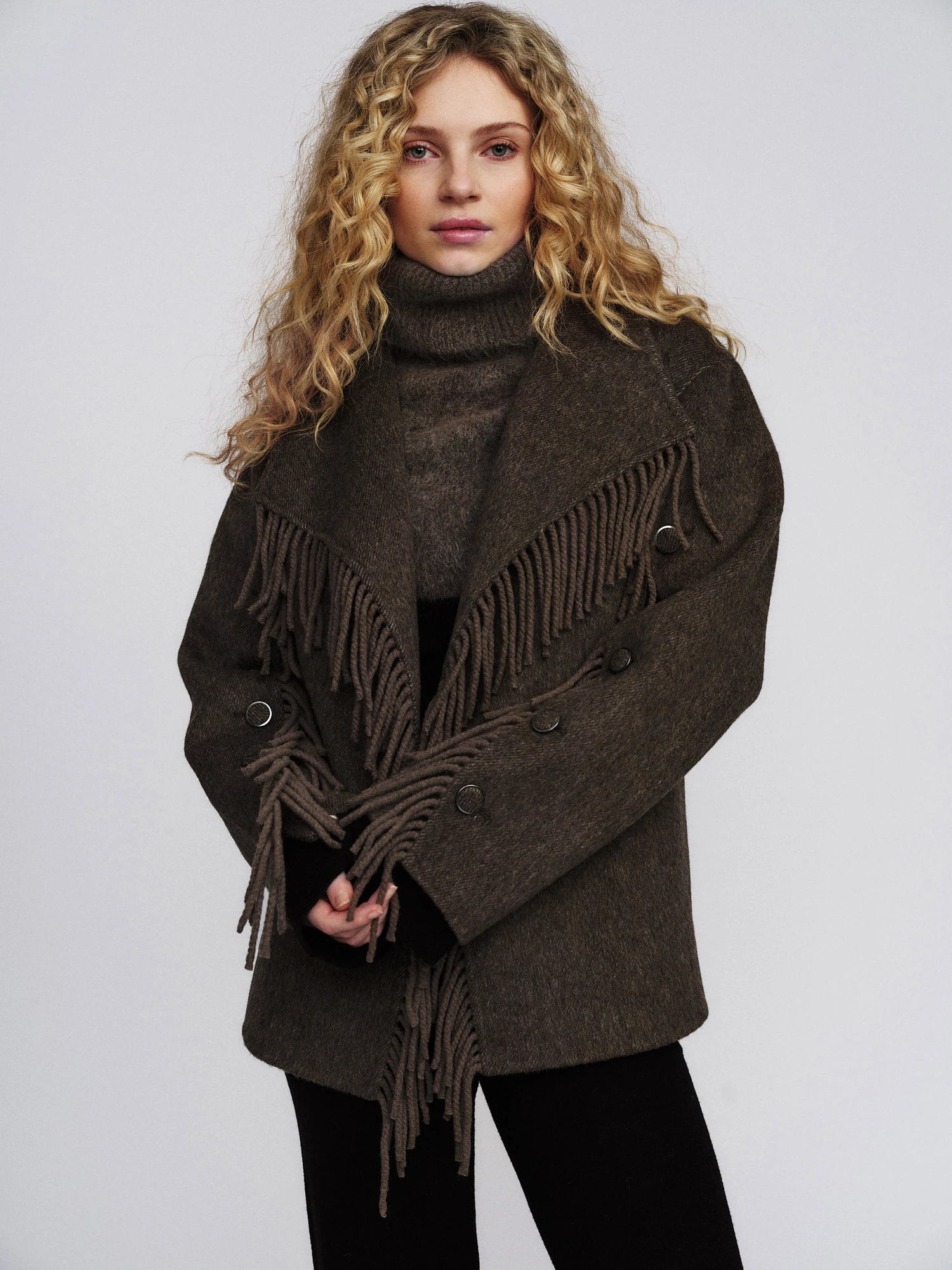 Hedvig Jacket-dark brown