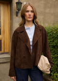 Bridget  Suede Jacket-coffee