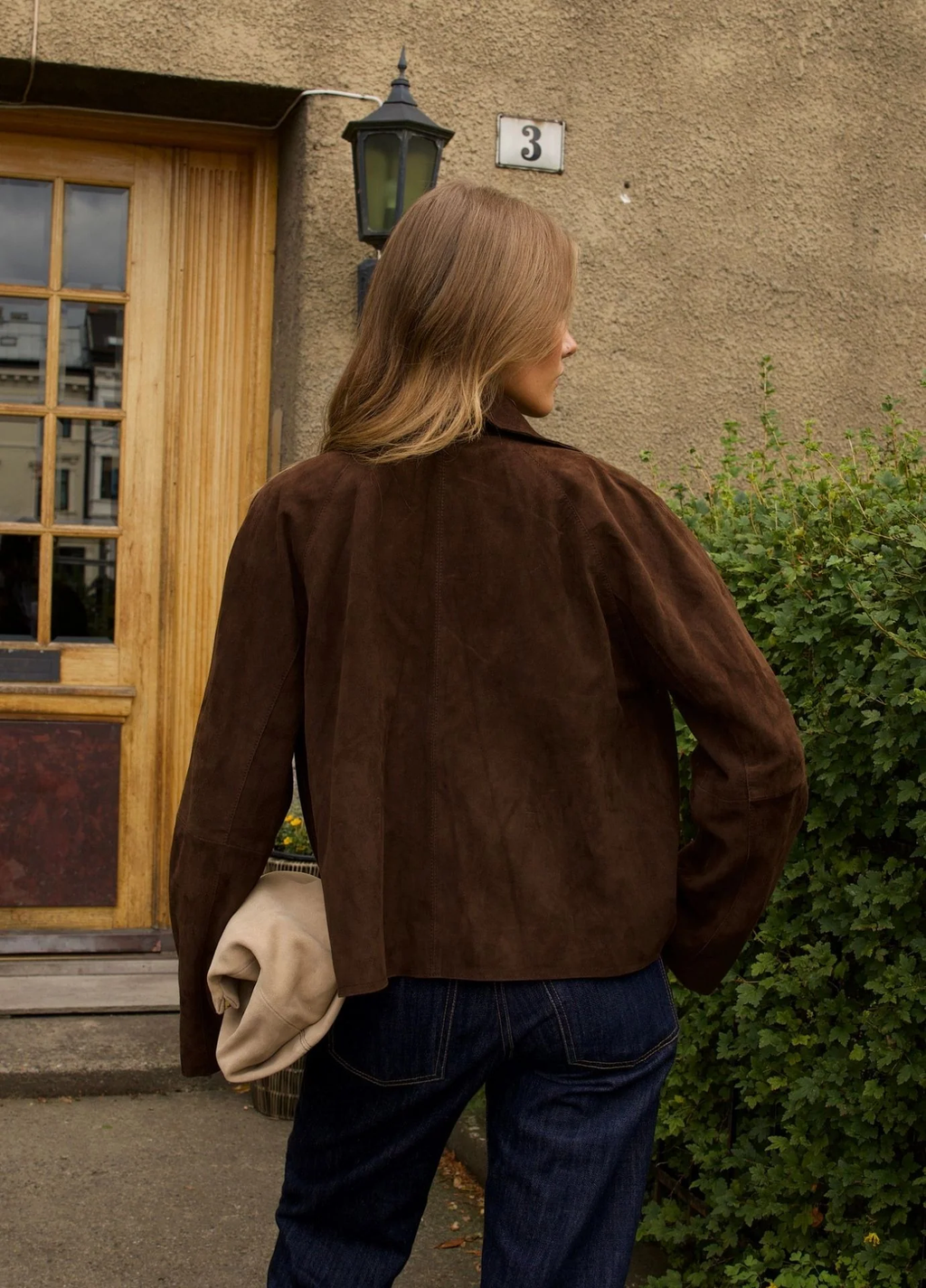 Bridget  Suede Jacket-coffee