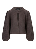 Amelia chunky cardigan-dark brown