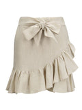 Julli linen skirt