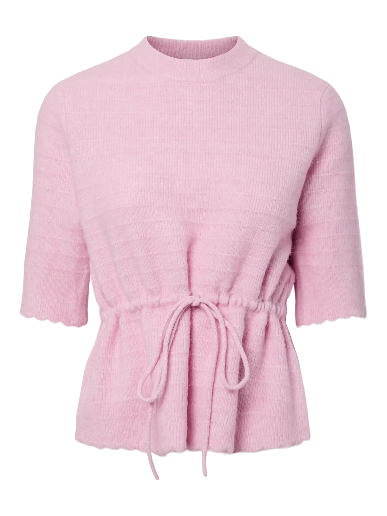 YASHellis Ss Knit Pullover-pink lady