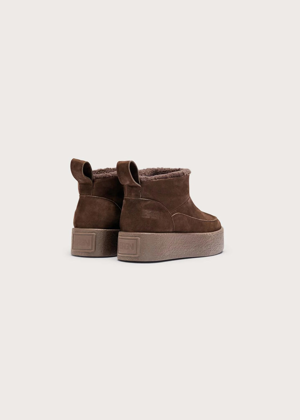 Platform Slip-in-brown