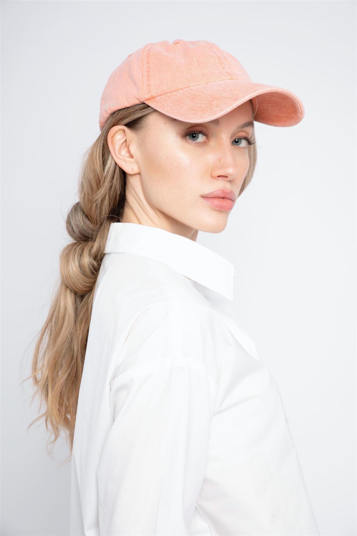 Lily Cap -washed peach
