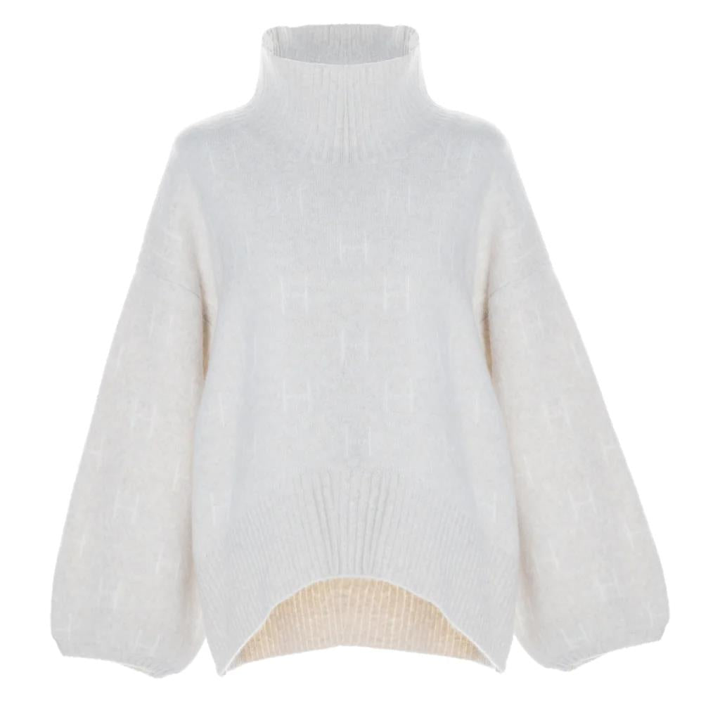 Fam sweater short - bone white