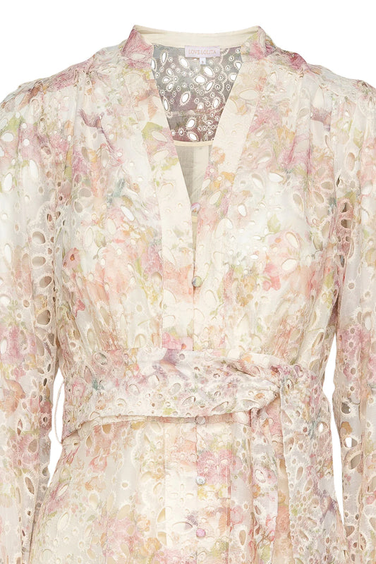 Lenna Maxi dress-pink floral