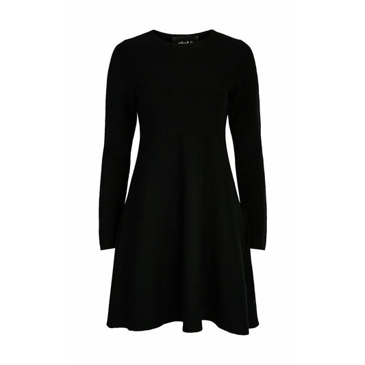 Cecile merino dress - black