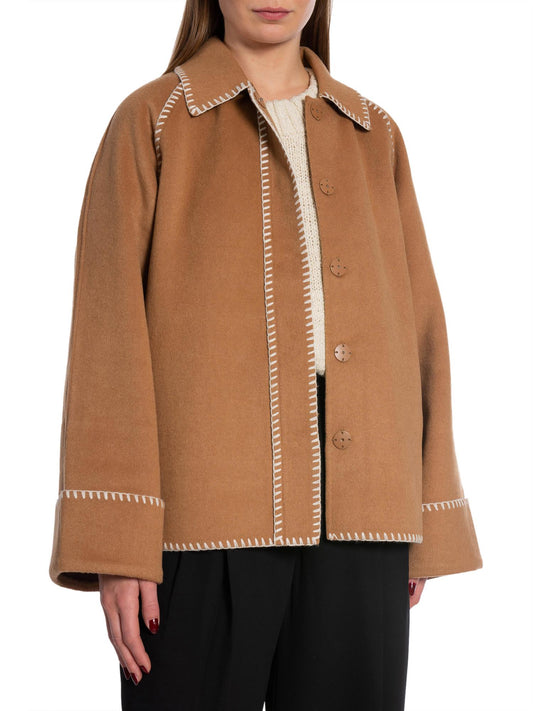 YasAlami Handmade wool jacket -nomad/birch