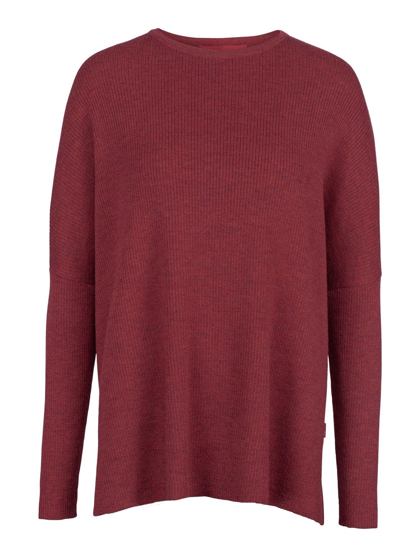 Siril merino sweater-ruby red
