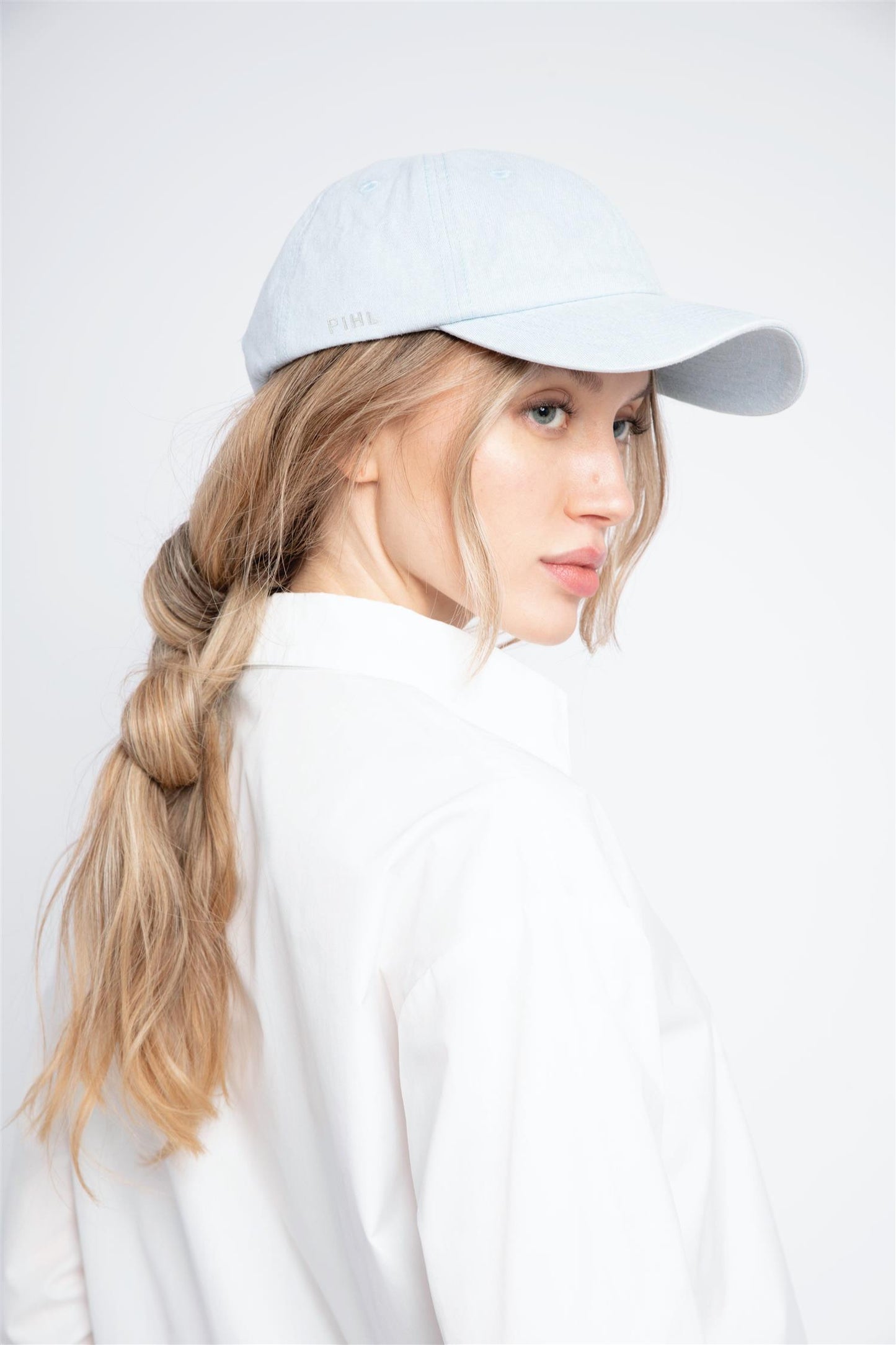 Lily Cap -washed light blue