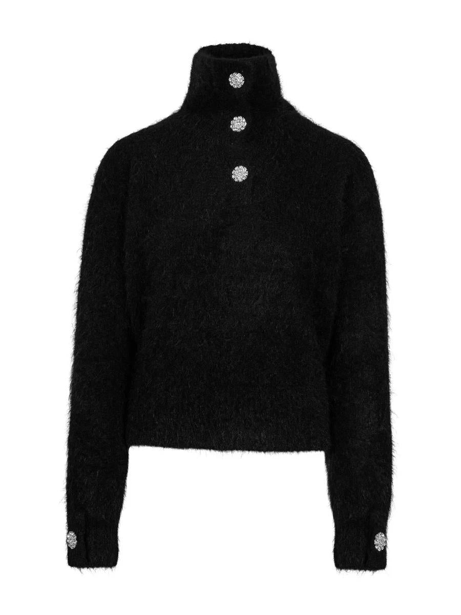 Mica lux chunky sweater-black