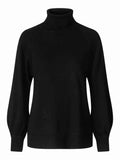 Minken merino sweater-black