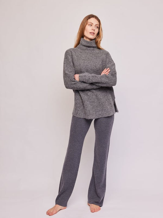 Mimi alpaca sweater-grey melange