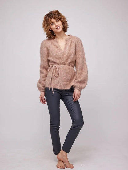 Fredrikke Chunky cardigan-beige