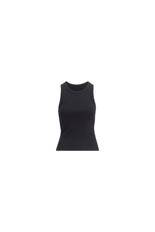 Pia Rib Singlet-black